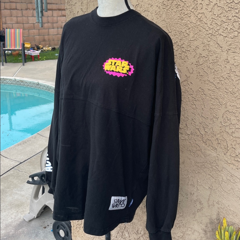 Disney Star Wars spirit jersey Sz L Oversized Vintage Action Figures